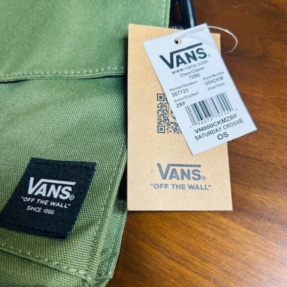 NWT - Vans Saturday Crossbody Unisex Bag - Loden Green - New With Tags - Picture 4 of 9